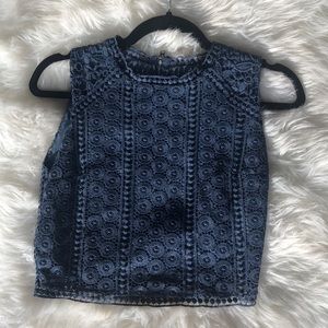 Lace crop top